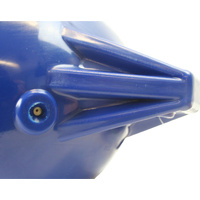 Boat Fender F3 White/Blue 762x208mm + 9-inch Round Buoy Bundle