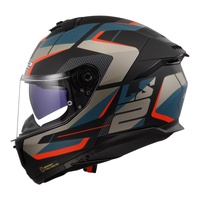 LS2 FF808 Stream II Road Helmet - Matte Black / Blue (S) 06