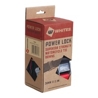 Whites Tie Downs 1 1/2in x 6ft - Black / Red