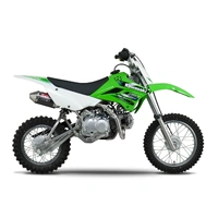 Yoshimura KLX110/L 02-24/SUZ DR-Z110 03-05 RS-2 Stainless Full Exhaust, w/ Carbon Fiber Muffler