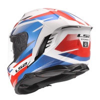 LS2 FF818 Storm III Komai - White / Blue / Red (XL)