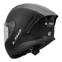 LS2 FF820 Rapid III Solid Helmet  Matte Black (XL)