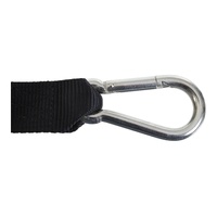 Whites Tie Downs 1 1/2in x 6ft - Black / Red