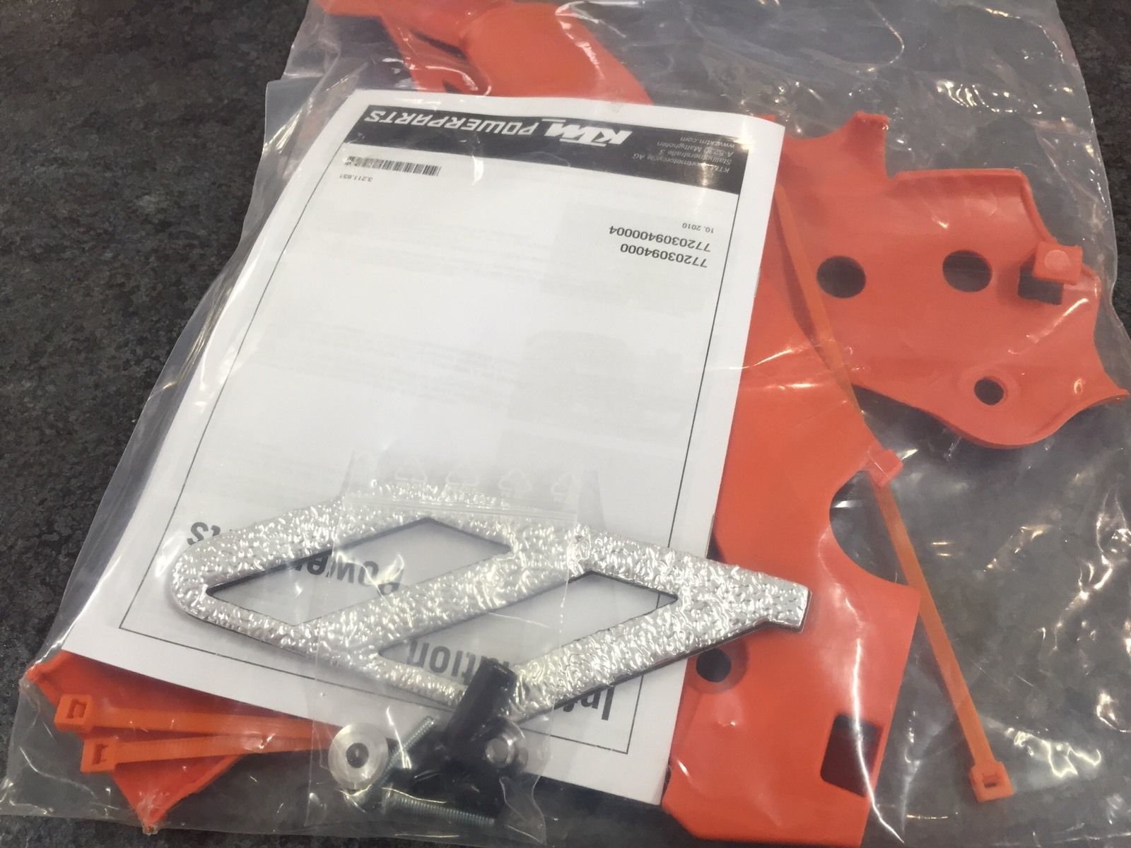 KTM Frame Protection Set Orange 7720309400004