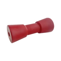 Soft Red Poly Sydney Keel Roller 150x65mm x 17mm Bore