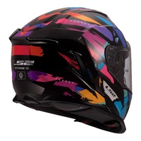 LS2 FF818 Storm III Kaos - Black / Purple / Blue (2XL)