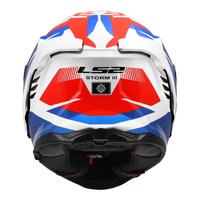 LS2 FF818 Storm III Komai - White / Blue / Red (2XL)