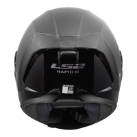 LS2 FF820 Rapid III Solid Helmet  Gloss Black (2XL)