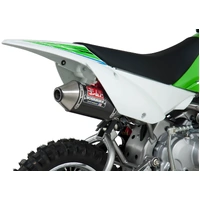 Yoshimura KLX110/L 02-24/SUZ DR-Z110 03-05 RS-2 Stainless Full Exhaust, w/ Carbon Fiber Muffler