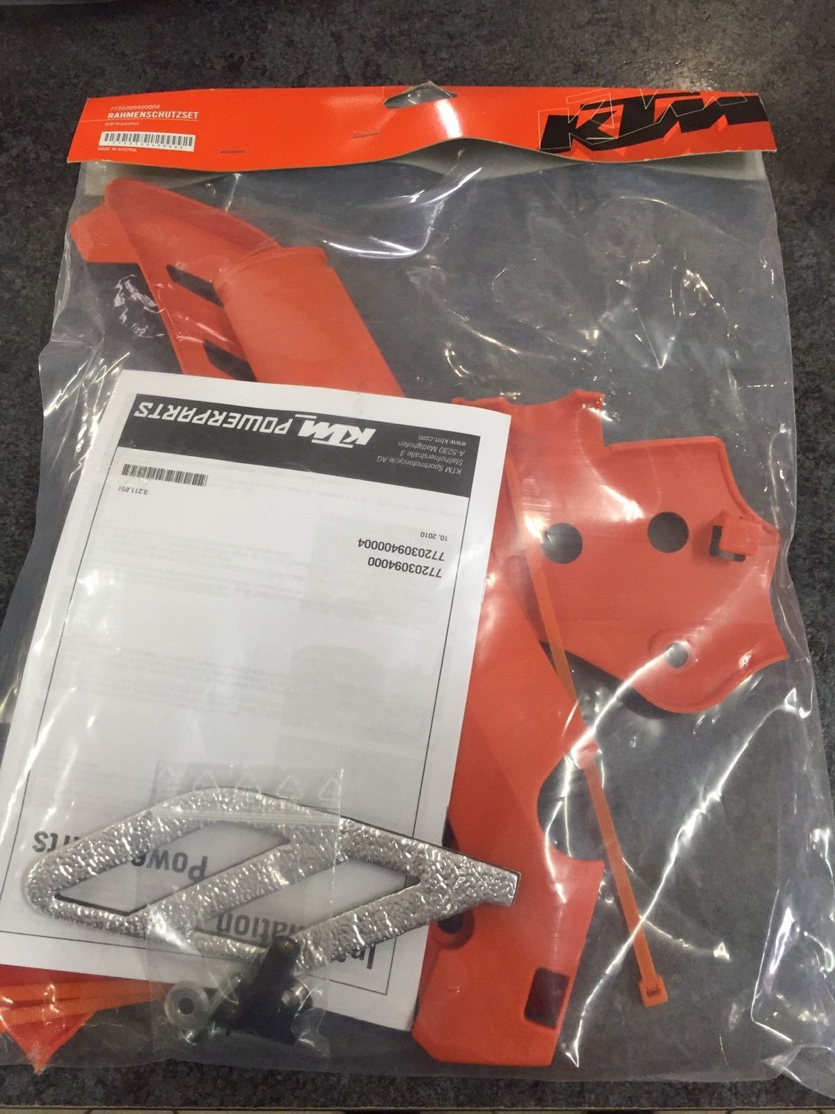 KTM Frame Protection Set Orange 7720309400004