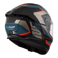 LS2 FF808 Stream II Road Helmet - Matte Black / Blue (S) 06
