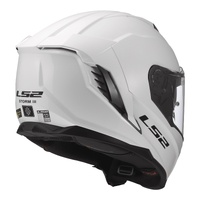 LS2 FF818 Storm III Solid Helmet - Gloss White (XL)