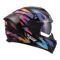 LS2 FF818 Storm III Kaos - Black / Purple / Blue (2XL)