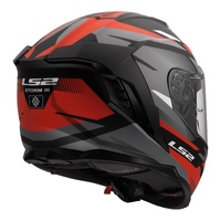 LS2 FF818 Storm III Komai - Black / Red (L)