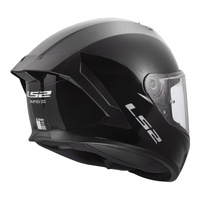 LS2 FF820 Rapid III Solid Helmet  Gloss Black (2XL)