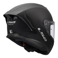 LS2 FF820 Rapid III Solid Helmet  Matte Black (XL)
