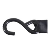 Whites Tie Downs 1 1/2in x 6ft - Black / Red