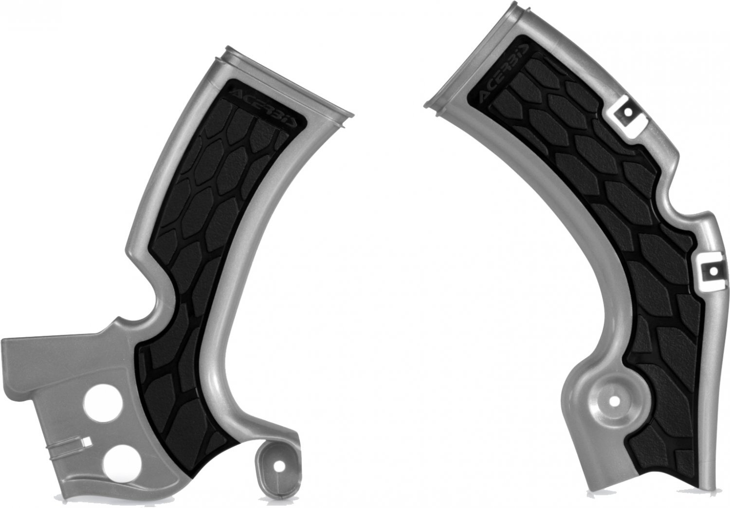 ACERBIS XGRIP FRAME GUARDS KXF 450 0918 SILVERBLACK