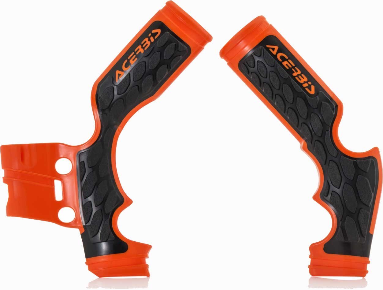ACERBIS XGRIP FRAME GUARDS KTM SX 65 1420 ORANGEBLACK