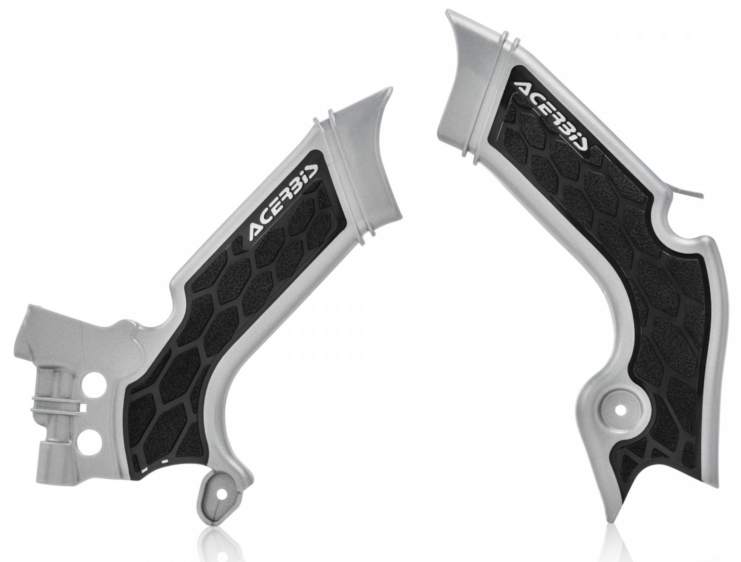 ACERBIS XGRIP FRAME GUARDS KXF 450 1920 SILVER BLACK