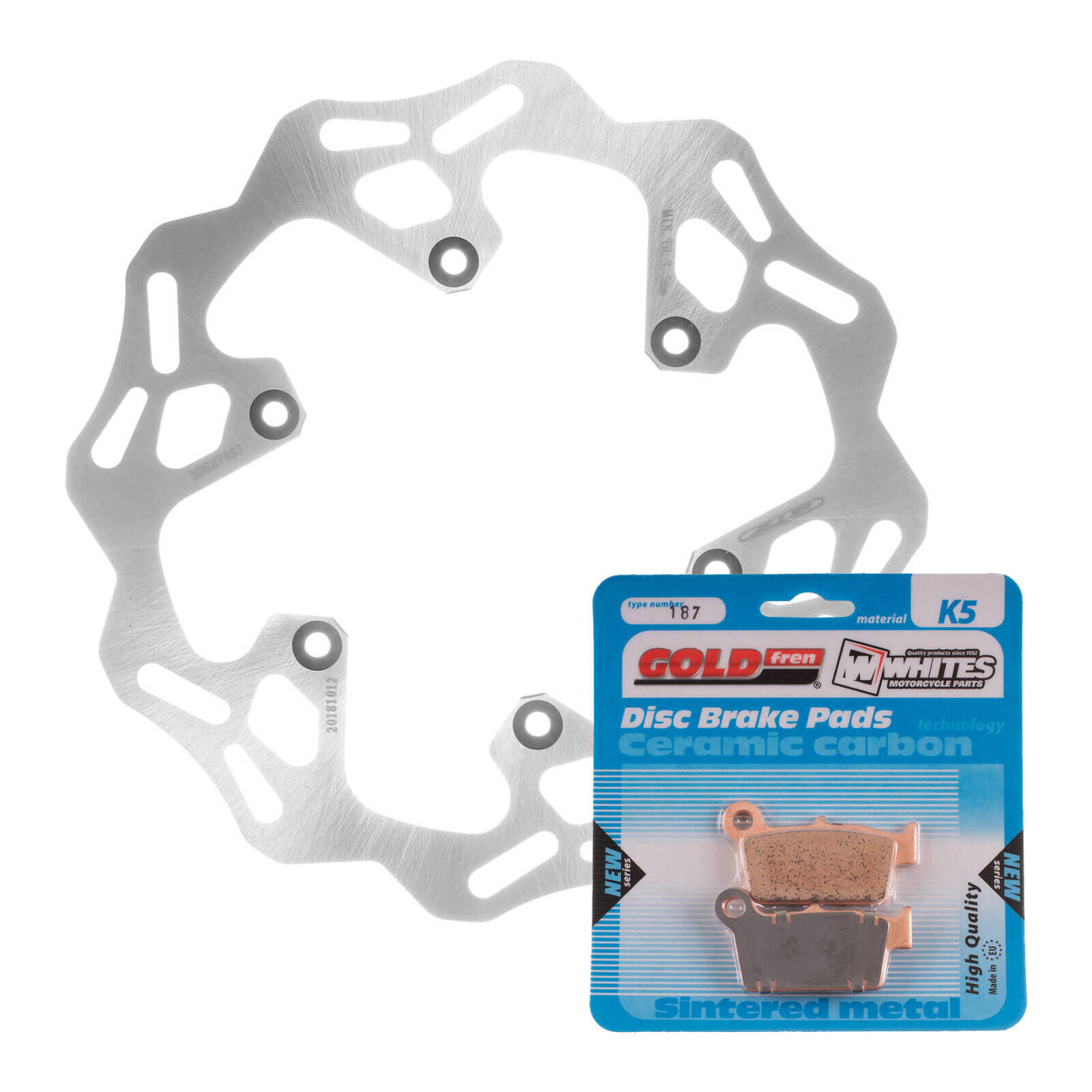 thumbnail image 2 of EBC Brake Pad Set (Front & Rear) For 2008-2020 Yamaha YZ250 YZ250F YZ450F 2 of 6