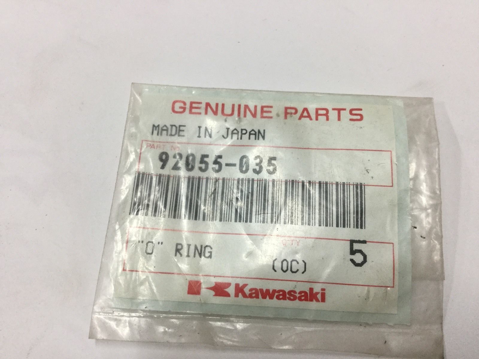 O Rings Sprocket Shaft 2x, Kawasaki KX500 #92055-035