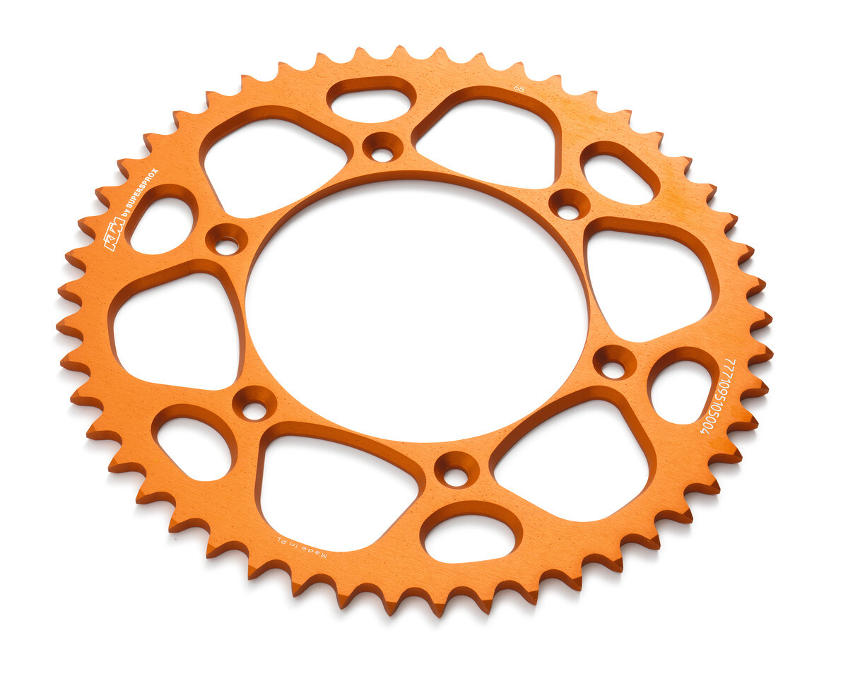 Rear Sprocket Alloy Orange 50 Tooth KTM Motorcycles 7771095105004