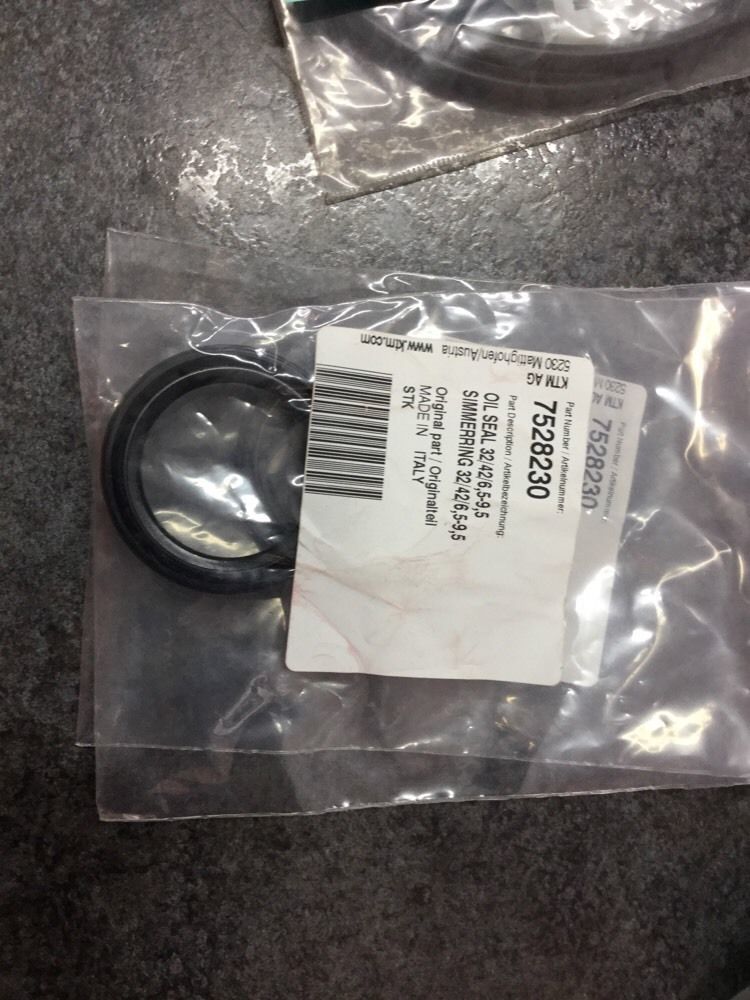 ktm fork seal set 50sx 0311 7528230 KTM