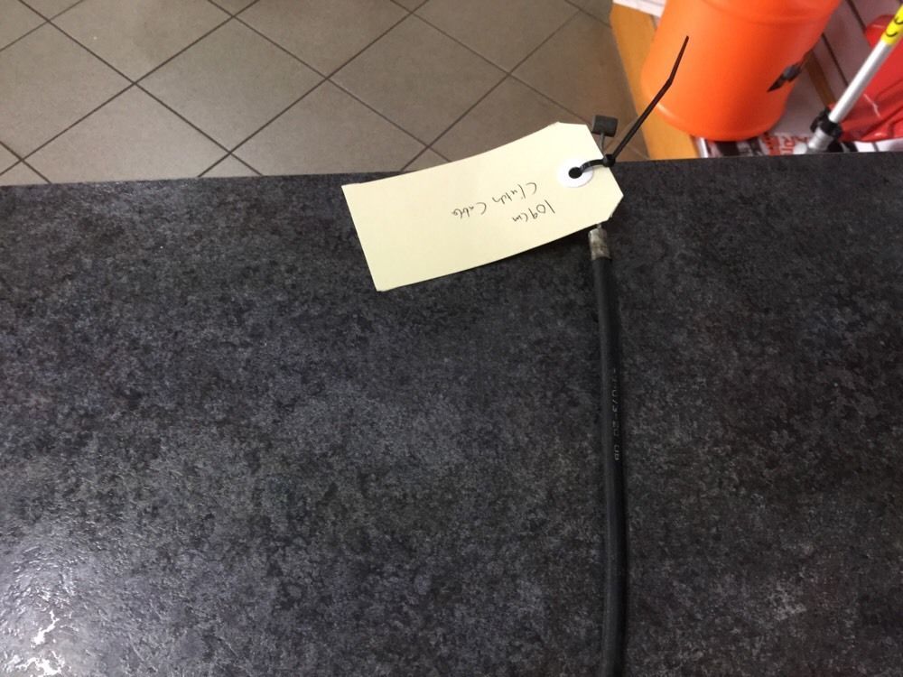 universal clutch cable with adjuster 109 cm long