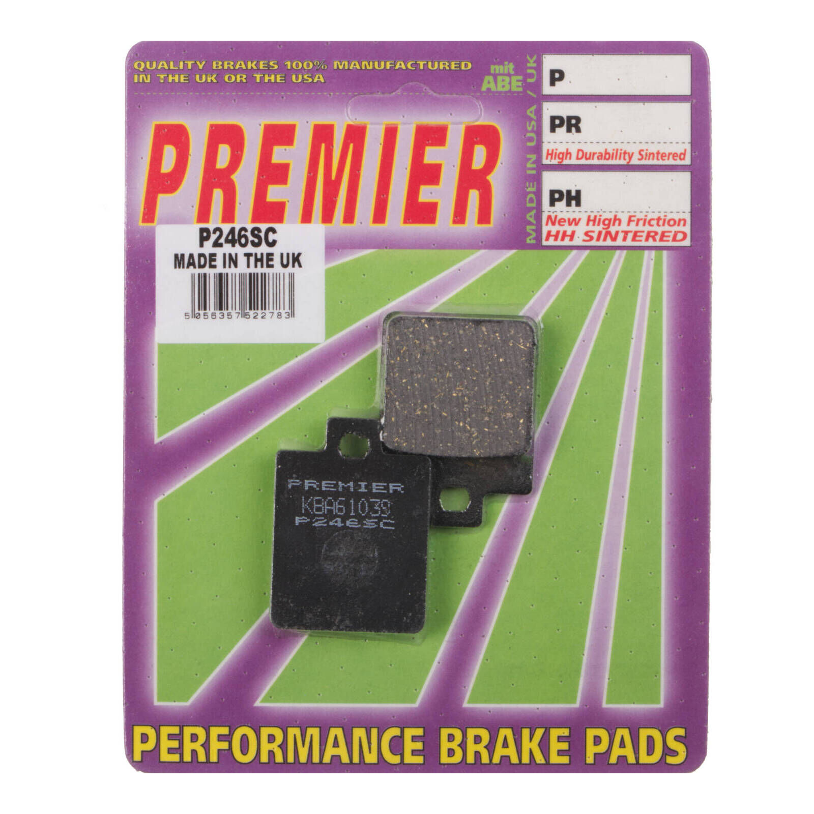 Premier Brake Pads PSC Organic Scooter