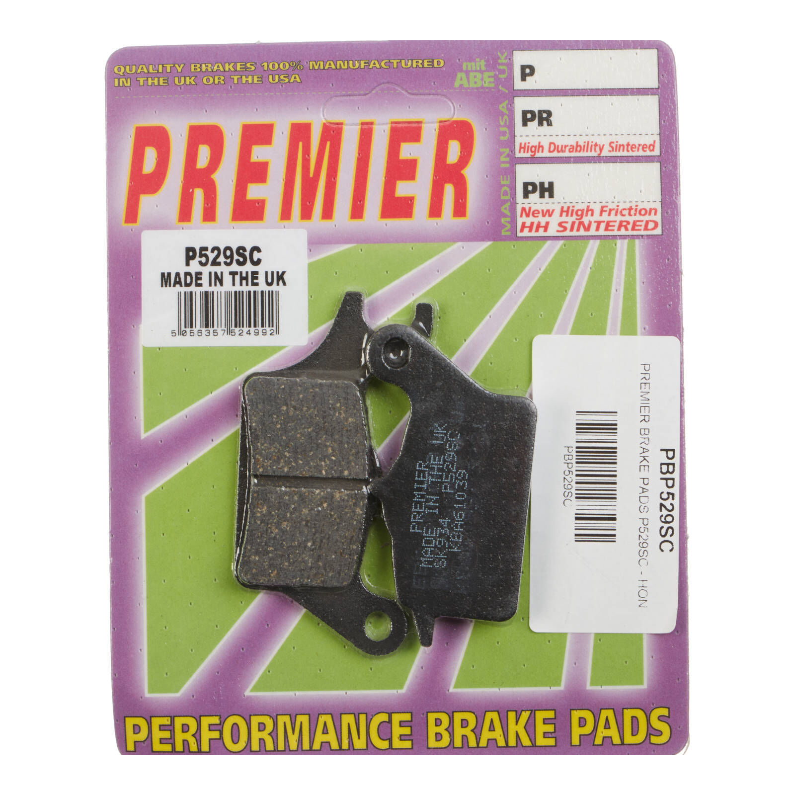 Premier Brake Pads PSC Organic Scooter