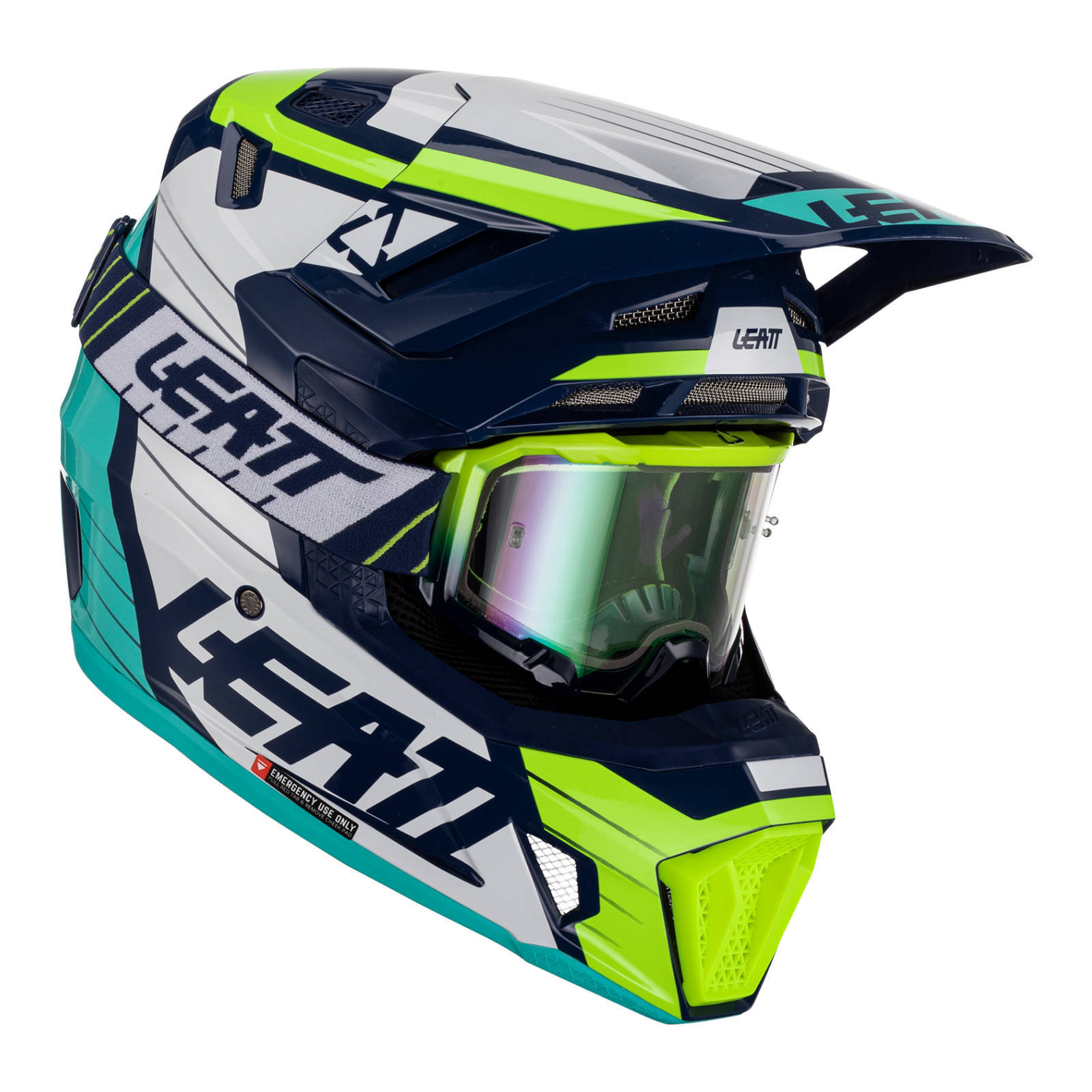 LEATT HELMET KIT MOTO 7.5 V23 BLUE Leatt