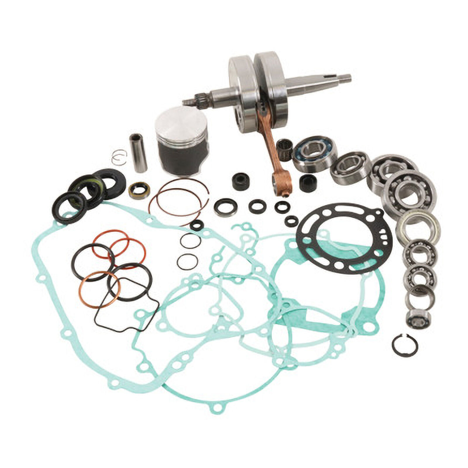 COMPLETE ENGINE REBUILD KIT KAW KX100 0613 Wrench Rabbit
