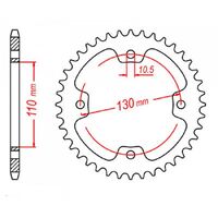 38T Kawasaki KFX450 R Rear Sprocket (1415)