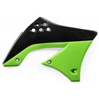 ACERBIS RADIATOR SHROUDS KAWASAKI KXF 450 09-11 BLACK GREEN