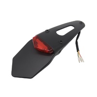 Kustom Hardware LED Taillight Extension with number plate light ( Red Len )