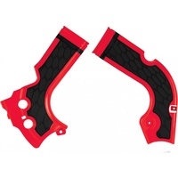 ACERBIS X-GRIP FRAME GUARDS CRF 250 14-17 450 13-16 RED-BLACK 