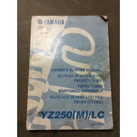 Owners Service Manual Yamaha YZ250M 2000 5hc-28199-30