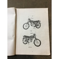 Honda CB125S1 Parts Book