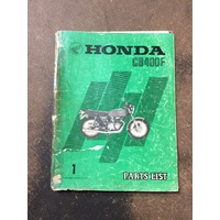 Honda CB400F Parts Book