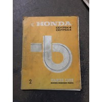 Honda CD175K4 / A4 Parts Book