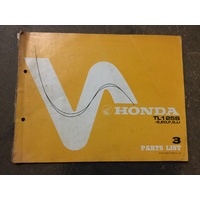 Honda TL125S Parts Book