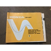 Honda CB125T Parts Book