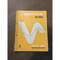 Honda SL125K1 & SL125K2 Parts Book