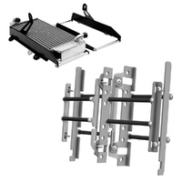 CrossPro Aluminum Radiator Guard (Front+Rear) Black