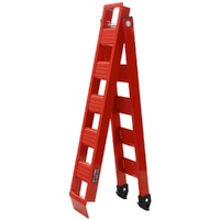 CrossPro Folding Bike Ramp - Red (Max Weight 240kg)