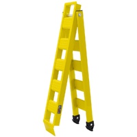 CrossPro Folding Bike Ramp - Yellow (Max Weight 240kg)