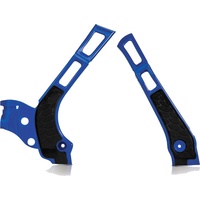 ACERBIS X-GRIP FRAME GUARDS YZ 125 250 05-20 BLUE-BLACK