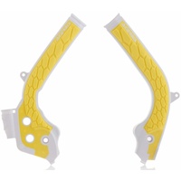 ACERBIS X-GRIP FRAME GUARDS SX/F EXC/F FC TC TE FE WH/YELL