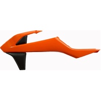 ACERBIS RADIATOR SHROUDS SX-F 16-18 EXC-F 17-19 ORANGE BLACK
